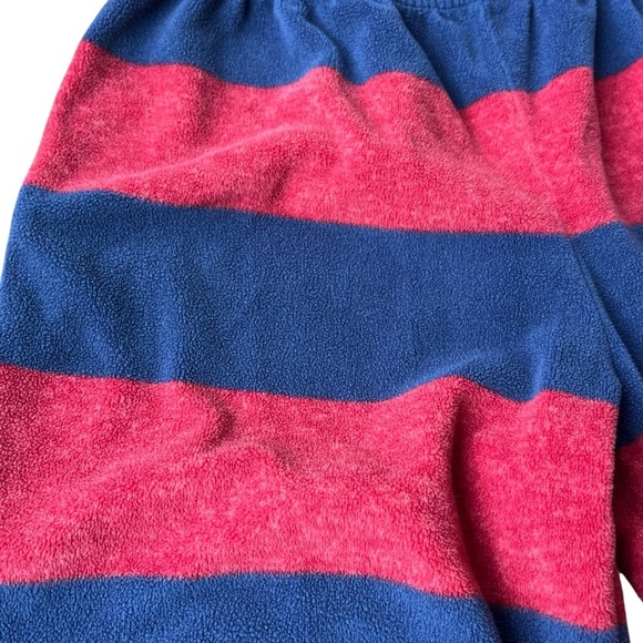 🌼 5/$25 Carter’s Kids Fleece Pajama Pants Size 6 Red Navy Striped Pull-On Lounge - Picture 2 of 9